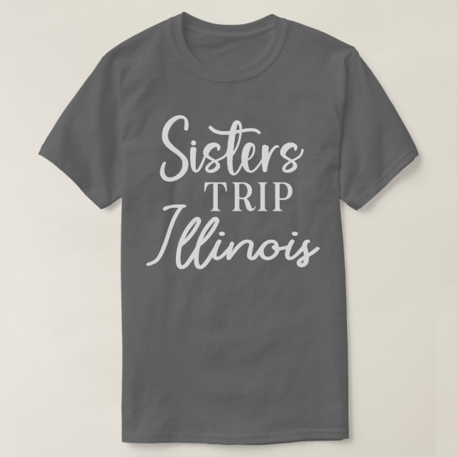 Camiseta Sisters Trip Illinois (Frente do Design)