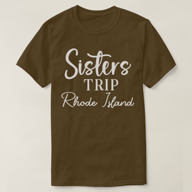 Camiseta Sisters Trip Rhode Island (Frente do Design)