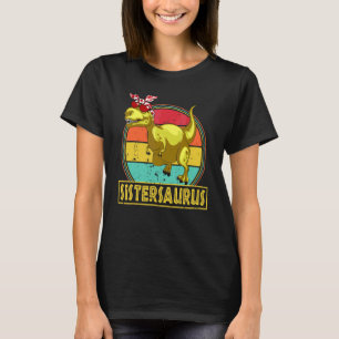 Camiseta Sistersaurus Dinosaur Rex Family Match