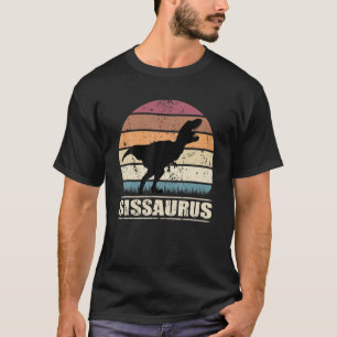 Camiseta Sistersaurus Dinosaur Rex - Irmã Familiar Dino Sis