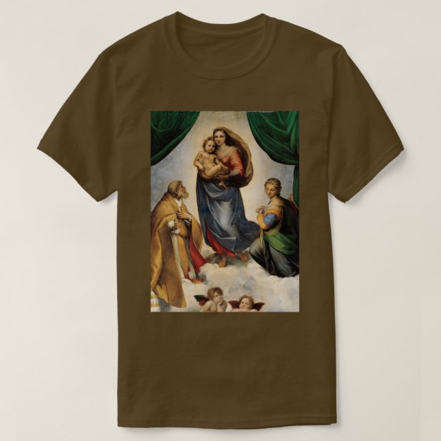 Camiseta Sistine Madonna (Frente do Design)