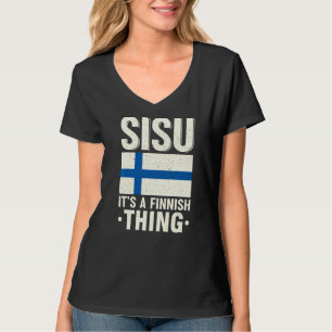 Camiseta Sisu É Finlandês Fiag Finn Suomi Finn