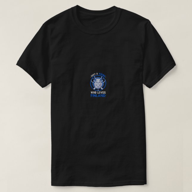 Camiseta Sisu Finlandês Escandinávia Apenas Um Viking Que A (Frente do Design)