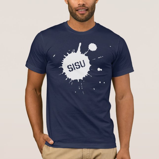 Camiseta Sisu Splatter Dark (Frente)