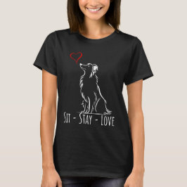 Camiseta Sit-Be-Love Border Collie