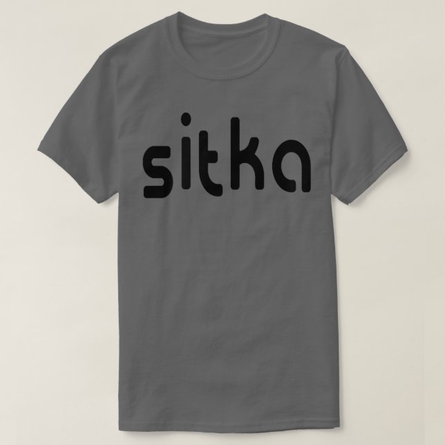 Camiseta Sitka, Alasca (Frente do Design)