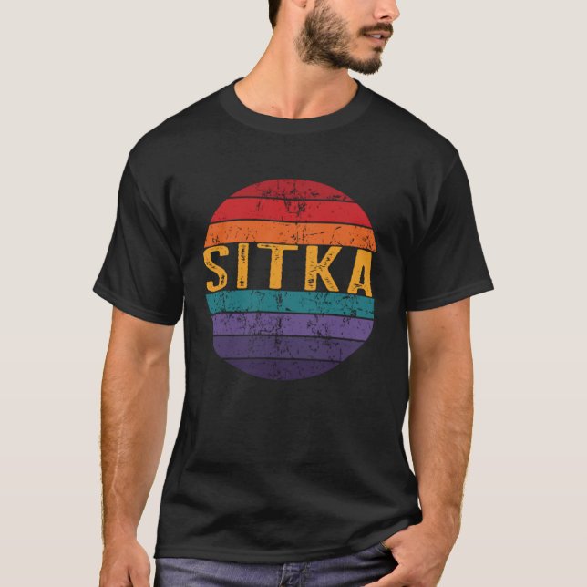 Camiseta Sitka Alaska Costa do Pacífico Sunset 5 (Frente)