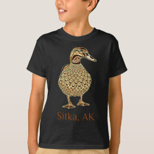 Camiseta Sitka Alaska Mallard Duck Bird Lover Nativo Americ