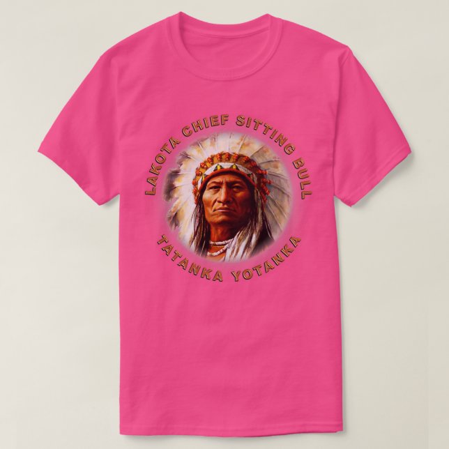 Camiseta Sitting Bull Tatanka Yotanka  (Frente do Design)