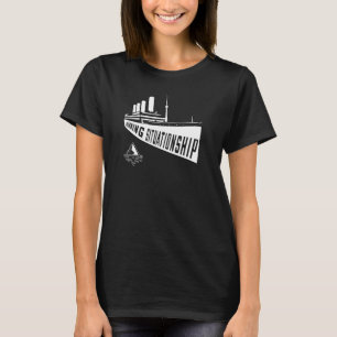 Camiseta Situação de aviso à frente do relacionamento Titan
