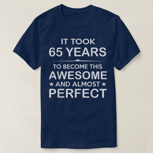 Camiseta SityCinco, 65 anos, 65º aniversário, deu ideias pa (Frente do Design)