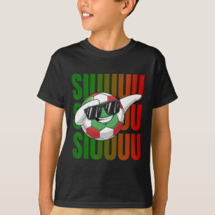 Camiseta Siuuu Futebol Engraçado Meninos Homens Mulheres Fu