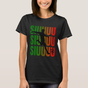 Camiseta Siuuu Futebol Engraçado Meninos Homens Mulheres Fu