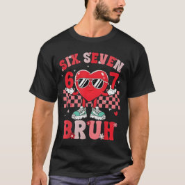 Camiseta Six Seven 67 Meme Cool Valentine’s for Teens Boys 