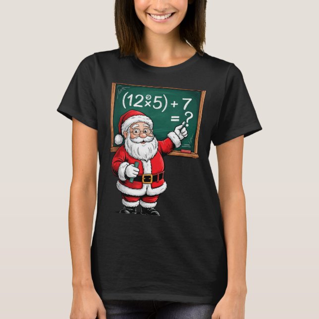 Camiseta Six Seven 67 Meme Santa Math Teacher Christmas Men (Frente)