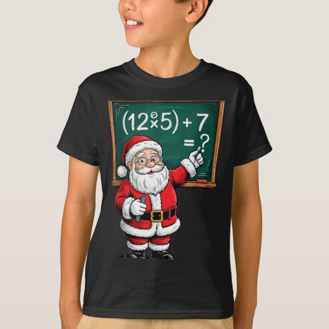 Camiseta Six Seven 67 Meme Santa Math Teacher Christmas Men (Frente)
