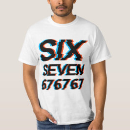 Camiseta Six Seven 6-7 Meme