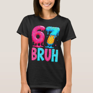 Camiseta Six Seven Bruh 67 Sorvete Gotejante Para Homens Mu