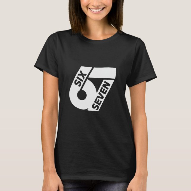 Camiseta Six Seven Cool Meme 67 Funny Number  (Frente)
