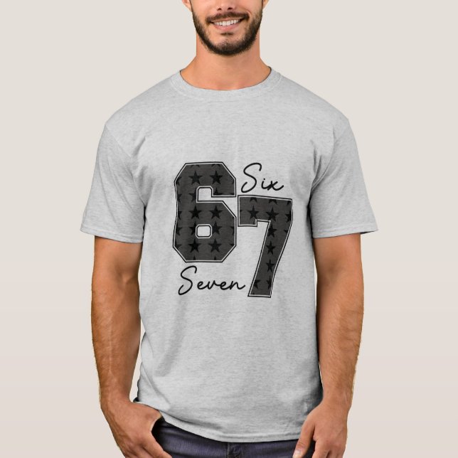 Camiseta Six Seven Pop Culture Vibe Graphic (Frente)