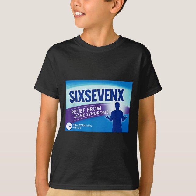 Camiseta Sixsevenx Relief From Meme Numbers Parody Teacher  (Frente)