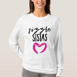 Camiseta sizzle por muito tempo