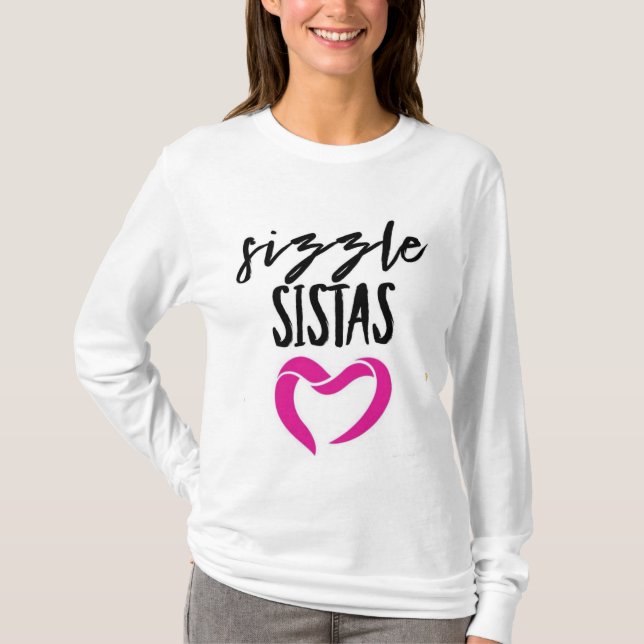 Camiseta sizzle por muito tempo (Frente)
