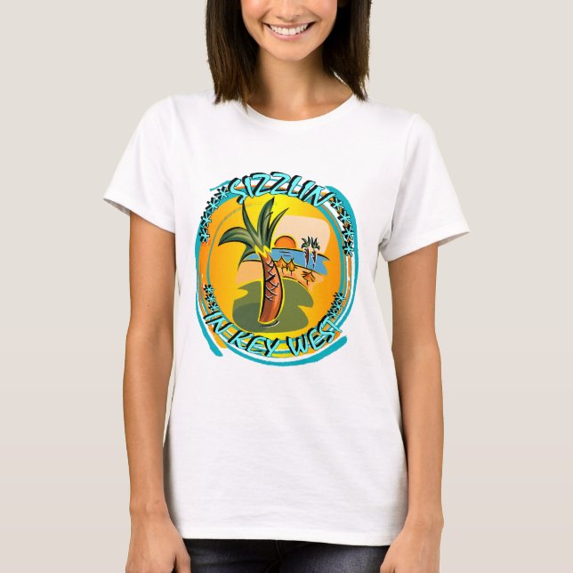 CAMISETA SIZZLIN EM KEY WEST (Frente)