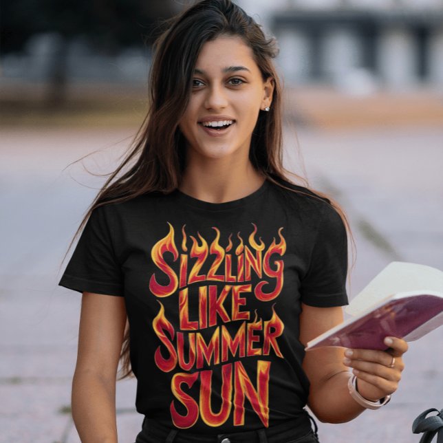 Camiseta Sizzling Summer Sun (Criador carregado)