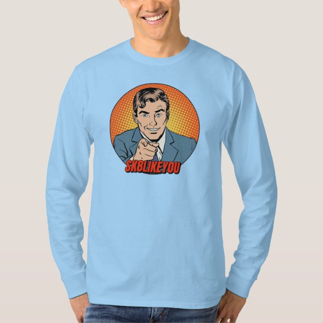 Camiseta Sk8LikeYou Fast Shuffle Long Sleeve T Shirt - Mens (Frente)