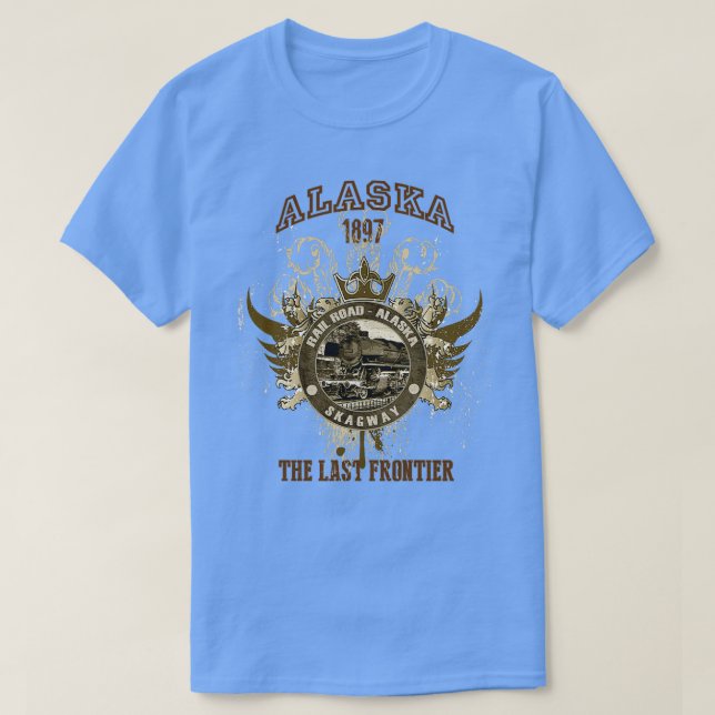 Camiseta Skagway Alaska 1897 (Frente do Design)