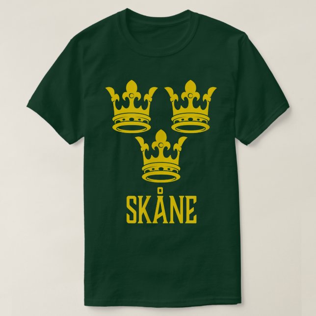 Camiseta Skane, Suecia - Sverige Sueco (Frente do Design)