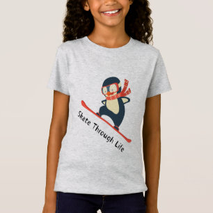 Camiseta Skate através da vida
