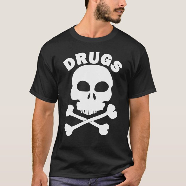 Camiseta Skate Crânio e Ossos (Frente)