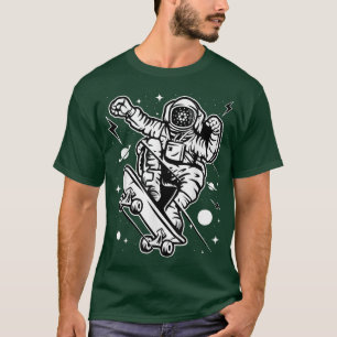 Camiseta Skate De Astronauta Cardano ADA Coin Para A Lâmpad