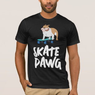 CAMISETA SKATE DE CACHORRO DE ESQUADRA  DE CACHORRO DE ESCA