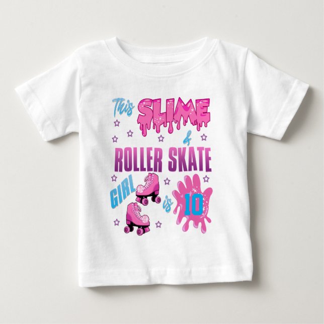 Camiseta Skate De Cilindrada, Garota De Aniversário Colorid (Frente)