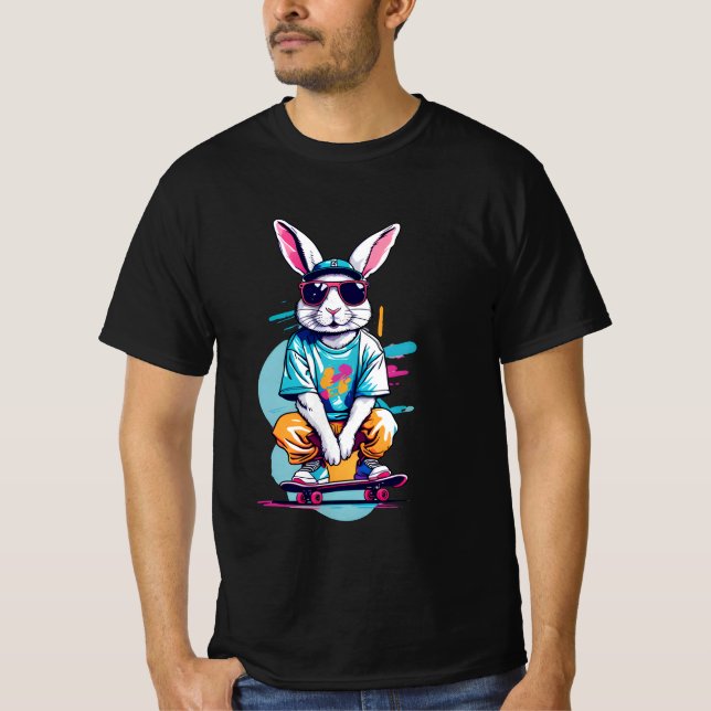 Camiseta Skate de coelho (Frente)