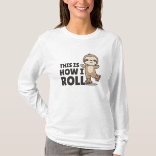 Camiseta Skate de rolo de lama Skate de rolo de animais eng