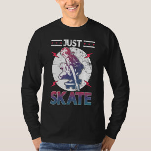 Camiseta Skate De Skate Apenas Skate Skate Da Escola Antiga