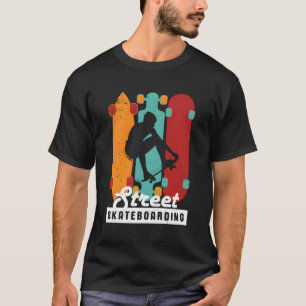 Camiseta Skate de Skateboard Vintage Retro Freestyle Street