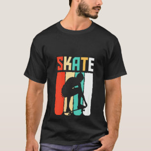 Camiseta Skate de skater do Skate de Vintage Retro Womens
