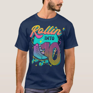 Camiseta Skate do cilindro 10º Festa de aniversário Enrolan