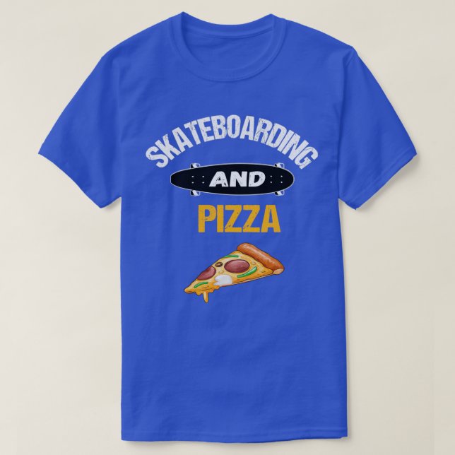 Camiseta Skate e Pizza Pizza Pover SkatingTShirtTShirt (Frente do Design)