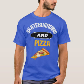 Camiseta Skate e Pizza Pizza Pover SkatingTShirtTShirt