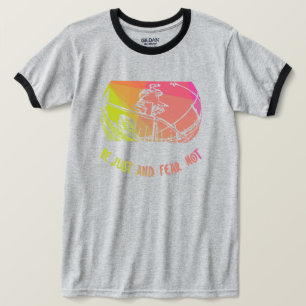 Camiseta skate em linha dos anos 90 - não ter medo