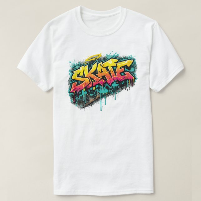 Camiseta Skate Graffiti Explosion (Frente do Design)