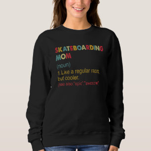 Camiseta Skate Mãe Definição Vintage Mãe Mãe Para Mulher