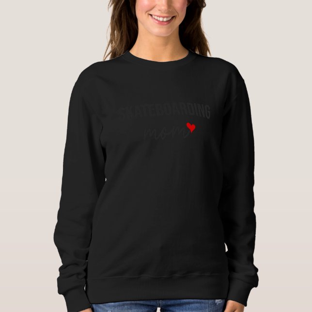 Camiseta Skate Mãe Skateboard Mãe Mãe Para Mulheres (Frente)