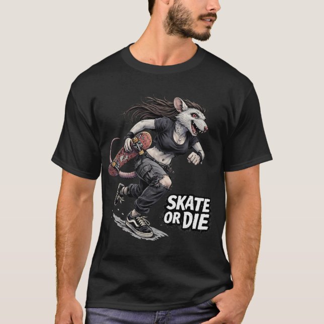 Camiseta Skate Or Die (Frente)